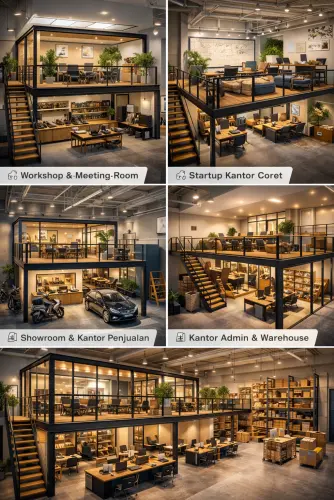 Mezzanine Ruang Kantor di Pondok Gede