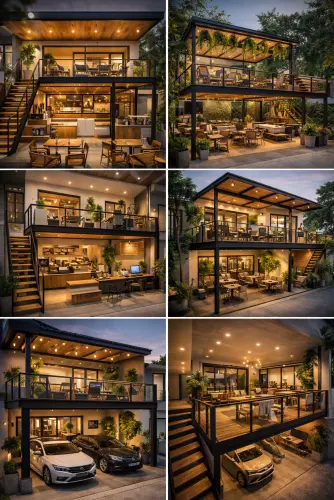 Mezannine Cafe Modern di Pondok Gede